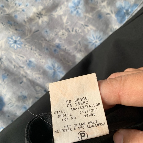 Theory Anaiss Black Slacks Sz 2 - Picture 5 of 5